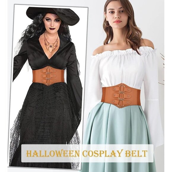 Women\'s Corset Belt Extra Wide Stretchy Belts Elastic Waspie Waist Belt main image 4